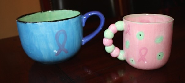 Pottery Painting for Breast Cancer Awareness