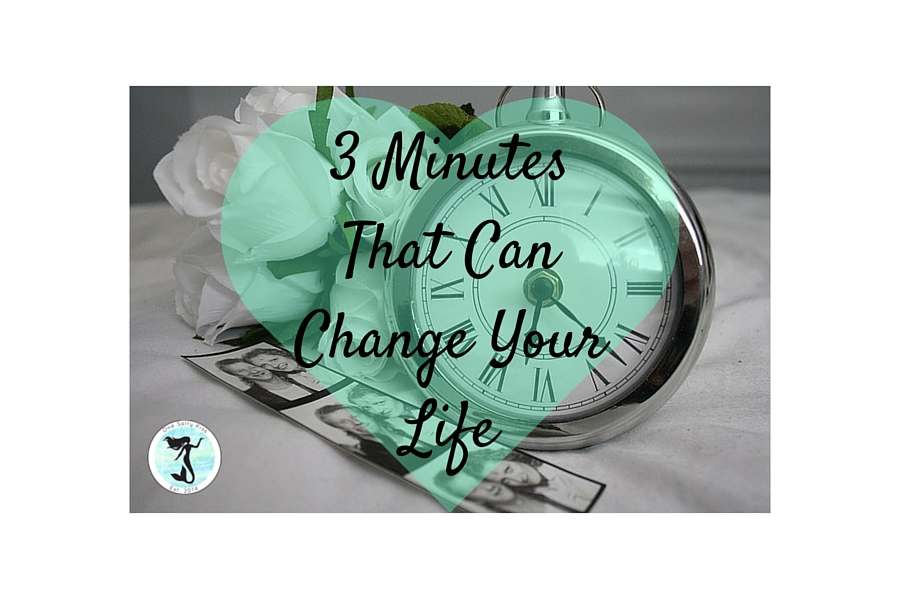 Three minutes is all it takes to start living a life you love.